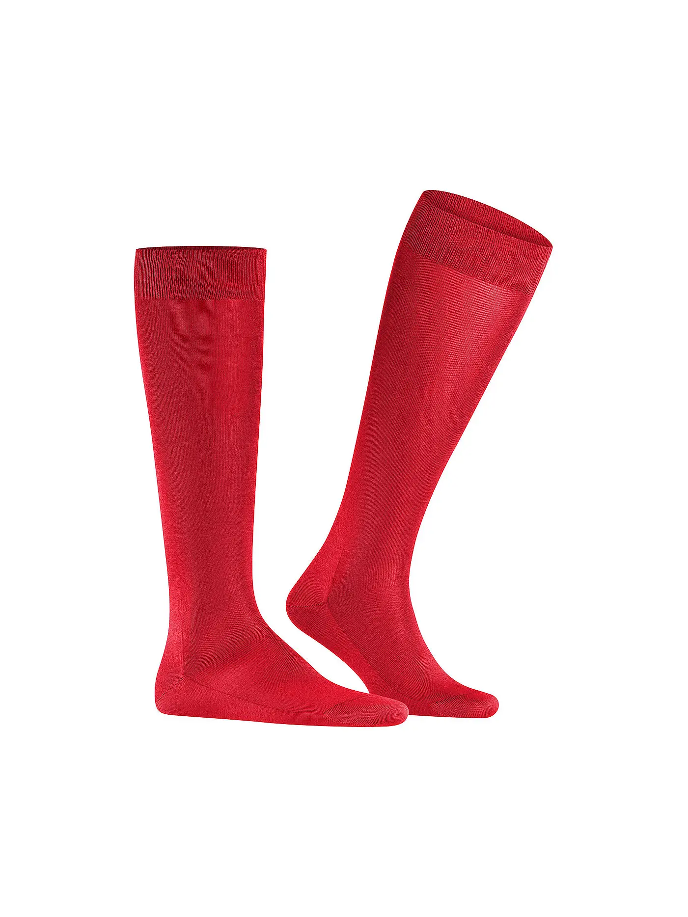 FALKE | Kniestrümpfe TIAGO black | rot